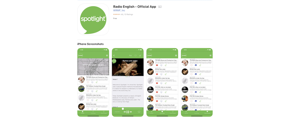 Spotlight English App