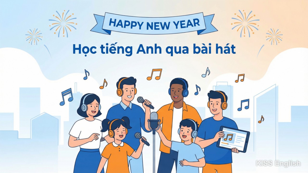 Học viên KISS English thực hành giao tiếp tiếng Anh qua âm nhạc