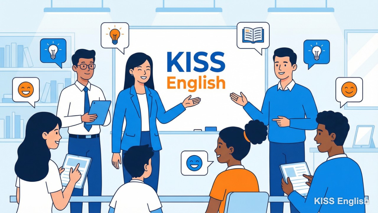 Ms. Thủy và đội ngũ giảng viên KISS English tận tâm đồng hành cùng học viên trong hành trình học tiếng Anh giao tiếp tự tin