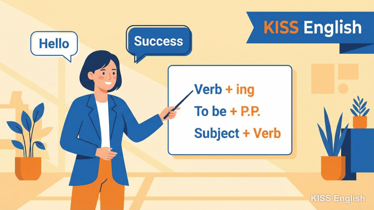 Ms. Thủy (KISS English) đang giảng bài, truyền cảm hứng về việc học tiếng Anh, minh họa sự tận tâm trong giảng dạy