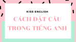 CÁCH ĐẶT CÂU TRONG TIẾNG ANH