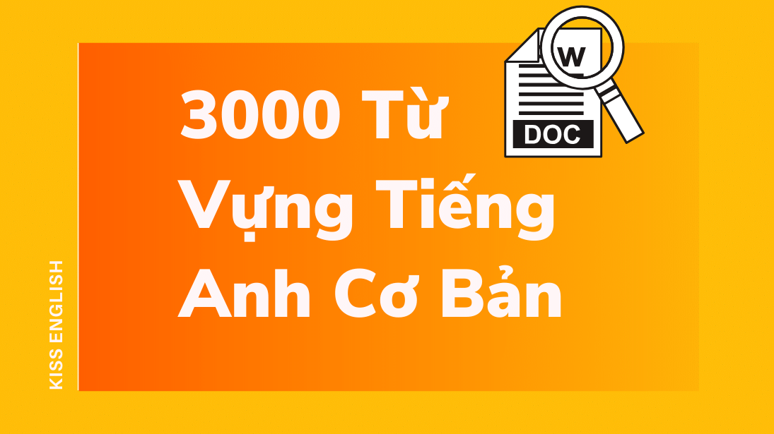 3000 từ vựng tiếng Anh cơ bản