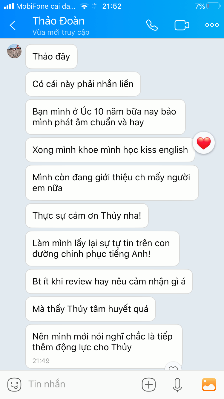 Hàng trăm feedback tốt về khóa học đến từ các học viên