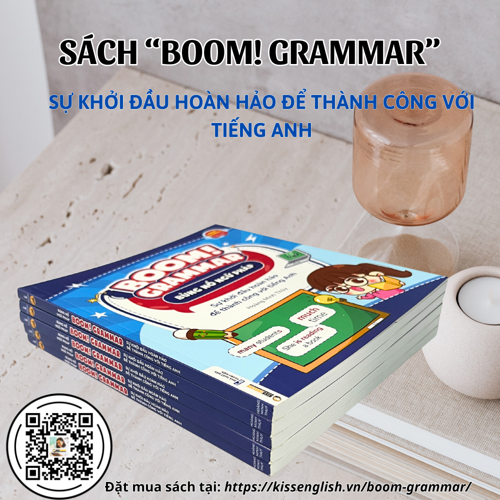 sách BOOM GRAMMAR ngữ pháp