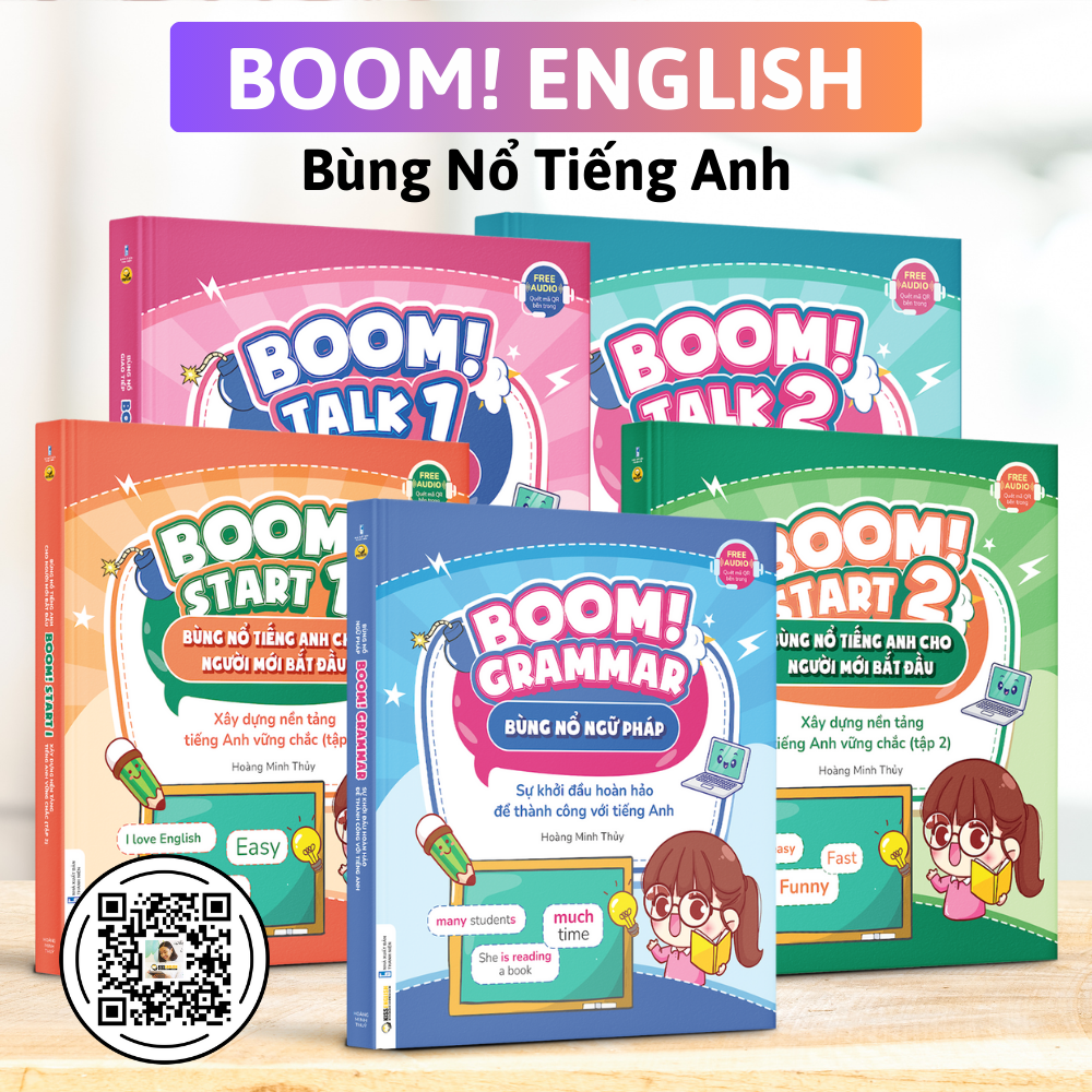 sách BOOM ENGLISH