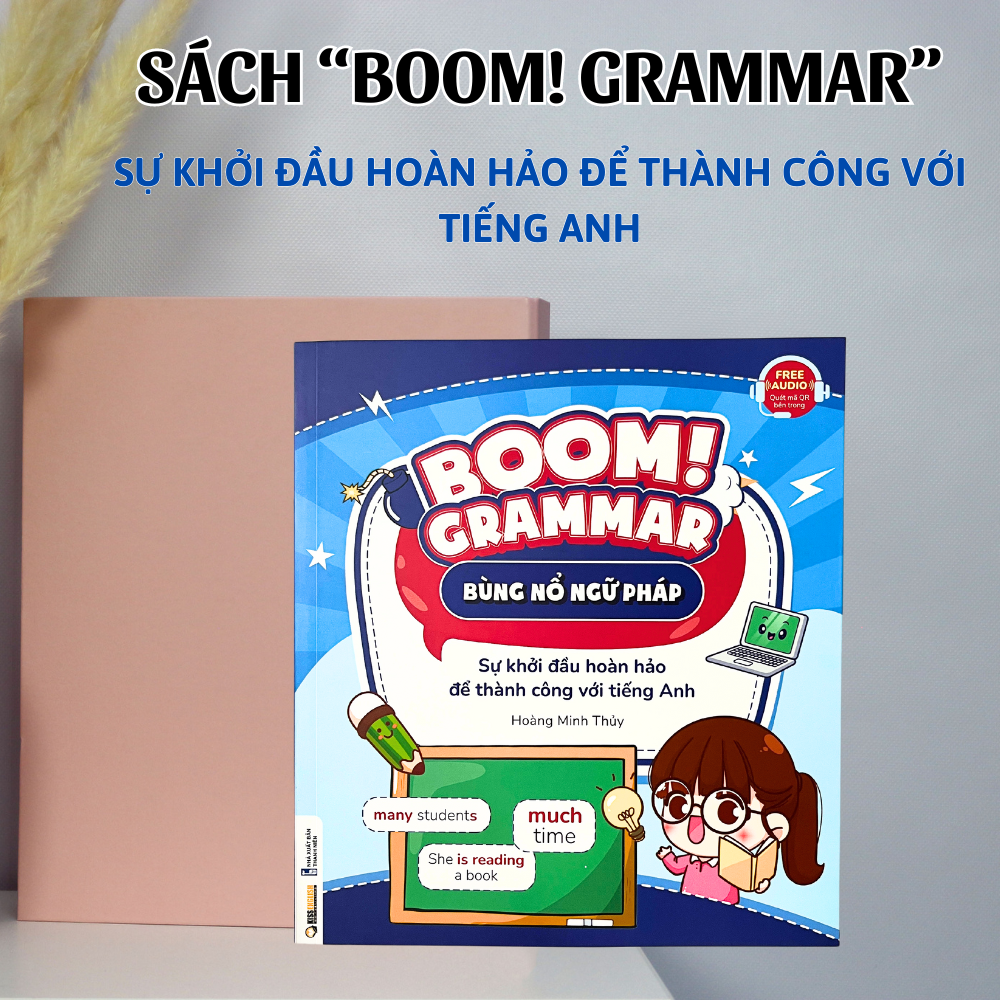 sách BOOM GRAMMAR ngữ pháp phiên bản 2023