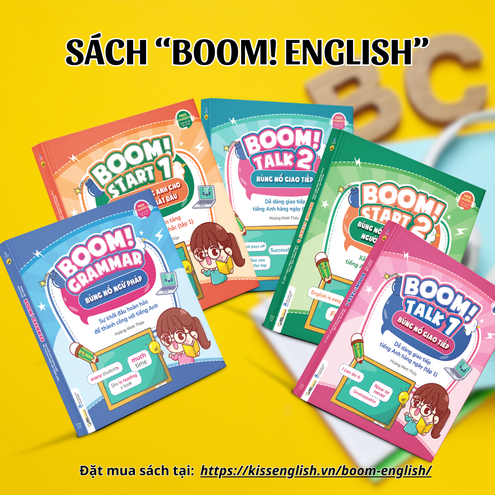 sách BOOM! ENGLISH phiên bản 2023