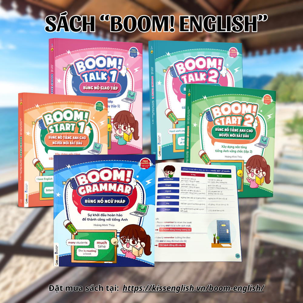 đánh giá sách BOOM ENGLISH bùng nổ tiếng Anh