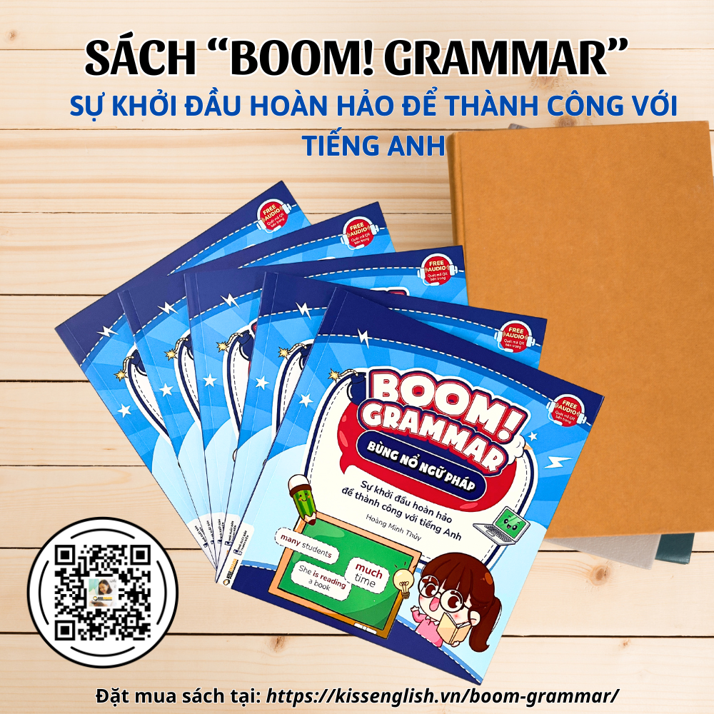 sách BOOM GRAMMAR tiếng anh