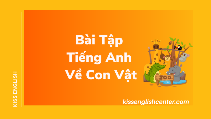 bài tập tiếng anh về con vật