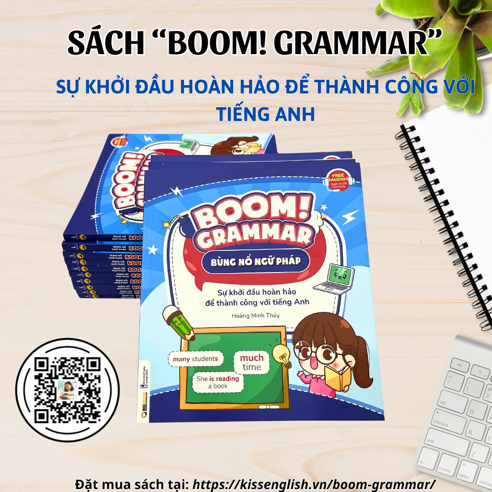 link sách BOOM GRAMMAR bùng nổ ngữ pháp tiếng anh
