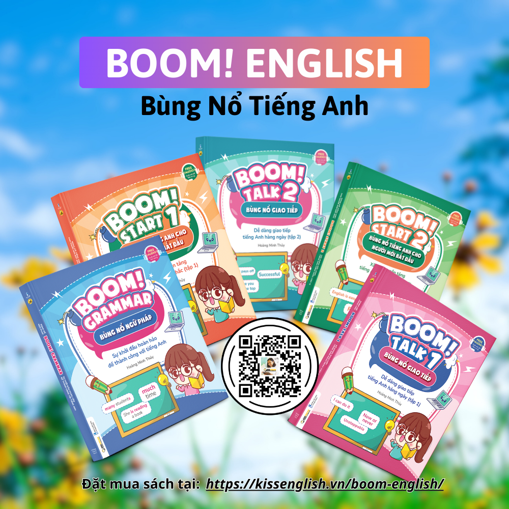 Link Sách BOOM! ENGLISH Bùng Nổ Tiếng Anh 2023