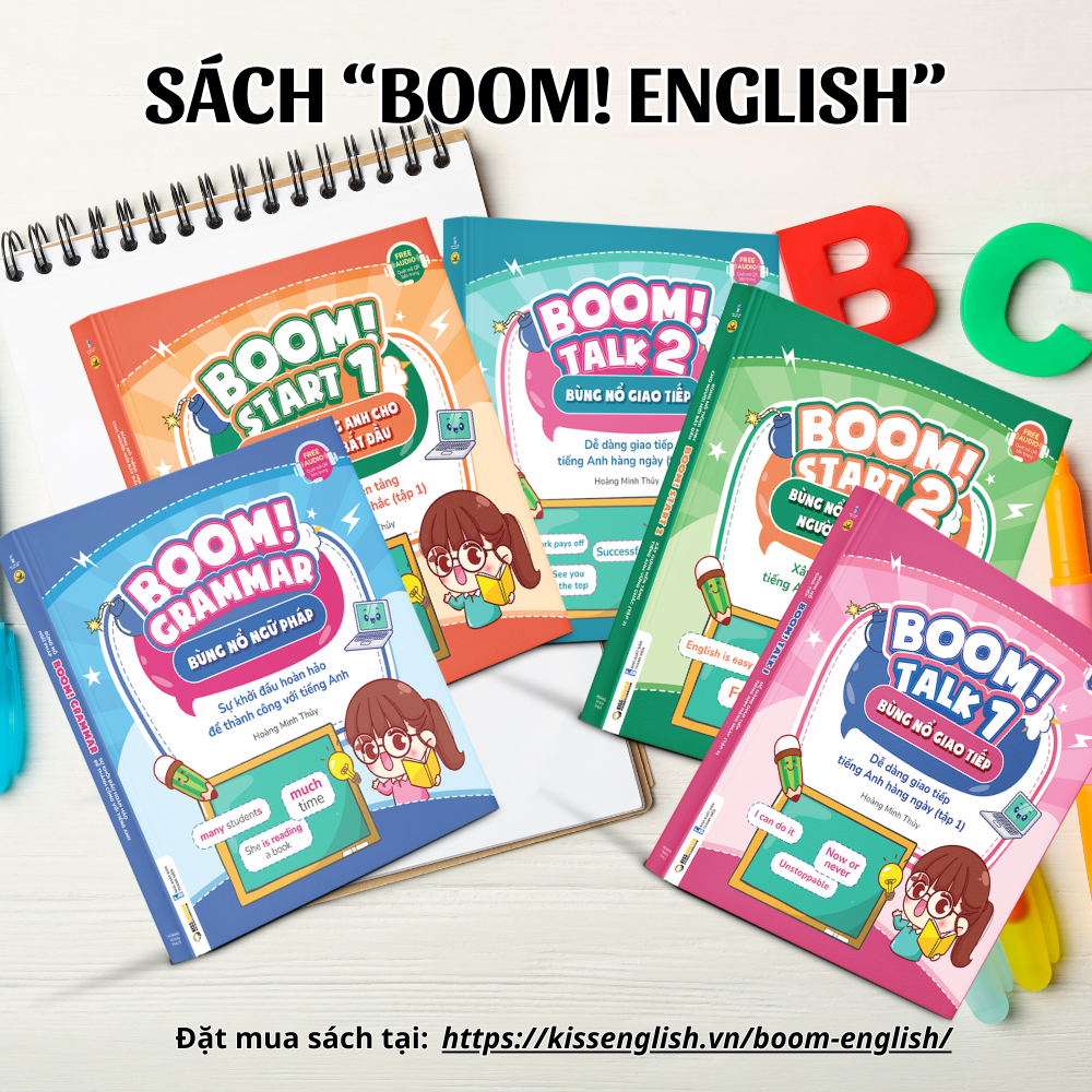 Thông Tin Chung Về Sách BOOM! ENGLISH Tiếng Anh