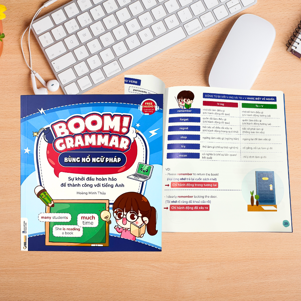 Giới Thiệu Sách BOOM! GRAMMAR