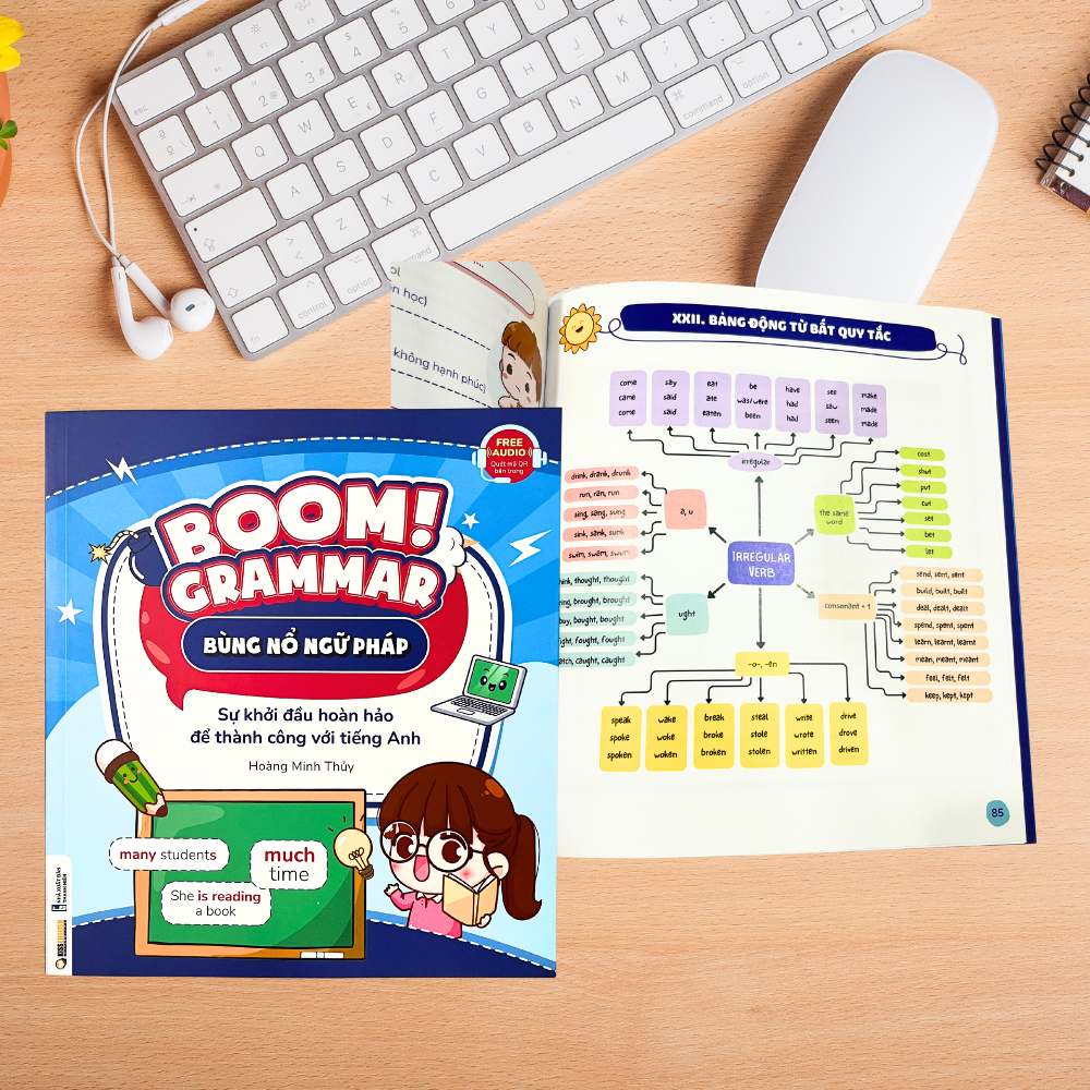 sách 1500 từ BOOM GRAMMAR review