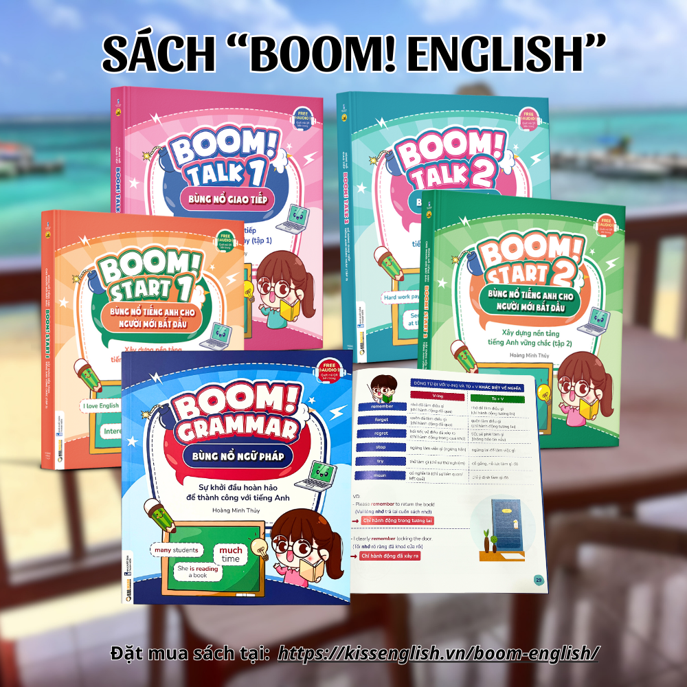 Download Sách BOOM! ENGLISH Bùng Nổ Tiếng Anh