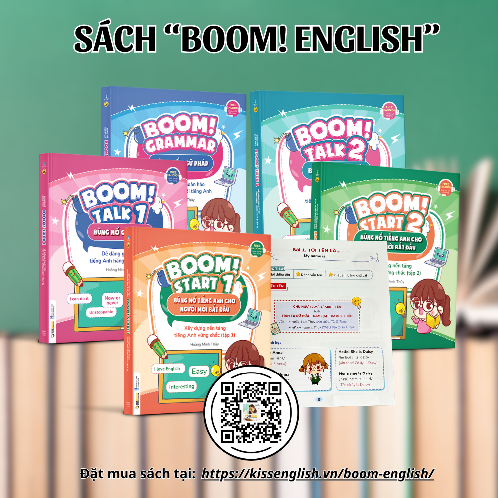 đánh giá sách BOOM ENGLISH bùng nổ tiếng Anh
