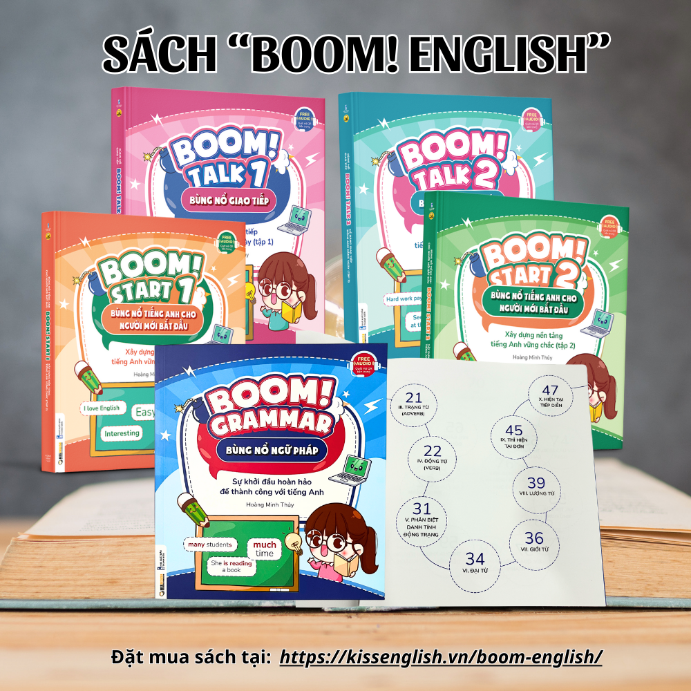 Tổng Quan Sách BOOM! ENGLISH Phiên Bản 2023