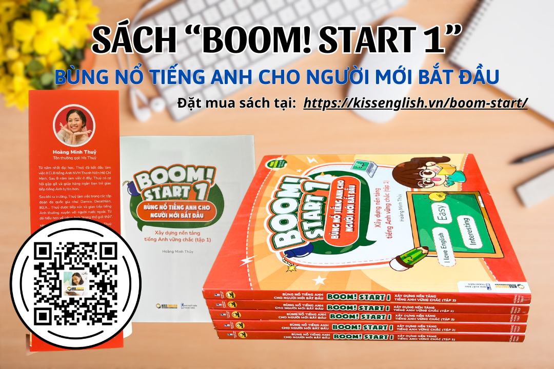 Link Sách BOOM! START Bùng Nổ Tiếng Anh Cho Người Mới Bắt Đầu